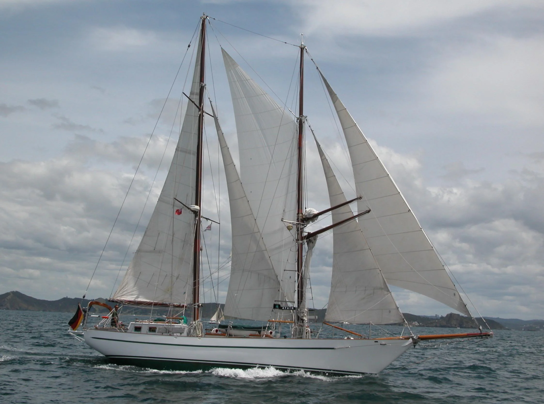1990 Schooner Staysail yacht for sale in